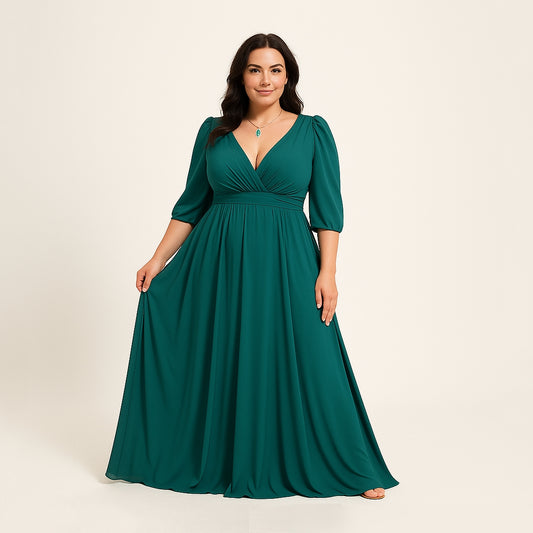 Amara - Blågrön - Storlek 3XL/4XL